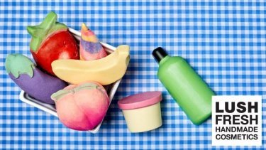 An example of the products offered by Lush